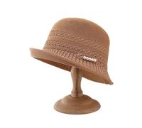 ZKYUCH Women's Packable Knit Bucket Hat With Pearl Bead Accent - Lightweight Summer Sun Hat For Beach Travel,Color3