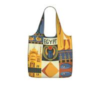 ZKZBDPLK Ancient Egypt Tribe Series Print Storage Bag With A Drawstring Backpack For Shopping, Commuting & Travel
