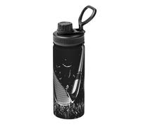 ZKZBDPLK Black And White Golf 18oz Sports Insulated Kettle – The Ultimate Sports Companion For Outdoor Enthusiasts – Full-Width Print, Stainless Steel Construction, Leak-Proof Design