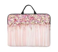 ZKZBDPLK Floral Wall Printed 14 In Waterproof Laptop Case, Portable Handle, 600d Oxford Cloth Strong And Durable For Work Travel On Business