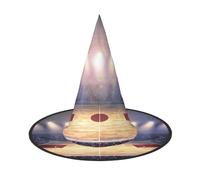 ZKZBDPLK Halloween Pointy Hat Basketball Arena Print Halloween Decorative Hat
