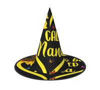ZKZBDPLK Halloween Pointy Hat Blessed To Be Called Sunflower Print Halloween Decorative Hat