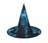 ZKZBDPLK Halloween Pointy Hat World Map Print Halloween Decorative Hat