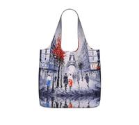 ZKZBDPLK Paris City Tree Eiffel Tower Art Print Storage Bag With A Drawstring Backpack For Shopping, Commuting & Travel