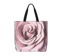 ZKZBDPLK Rose Close Up Print Stylish Single Shoulder Tote Bag â€“ Spacious, Lightweight, And Water-Resistant For Everyday Use