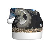 ZKZBDPLK Santa Holiday Party Hat Farm Tractor Print Christmas Hat Unisex Adult Xmas Hat