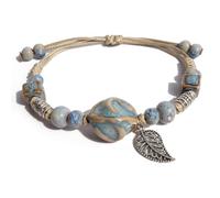 Zlanderah Handmade Multi Color Ceramic Beaded Bracelet