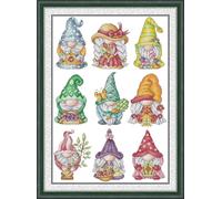 Zleiubisa Custom Cross Stitch Pattern from Photo, Personalized Design 14CT Cross Stitch Stamped Fabric Embroidery Kits for Adults Beginners