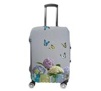 ZLFDSKGY Washable Luggage Case Cover Flowers in The Jar Printed Luggage Cover Protector Elastic Suitcase Protector Anti-Scratch Suitcase Cover for Size Luggage, Flowers in The Jar, L