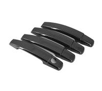 ZLFGHT Door Handle Covers Compatible with Chevrolet for Trailblazer 2012 2013 2014 2015 2016 2017 2018 2019 2020 Car Chrome Carbon Fiber Door Handle Cover Trim(Black)