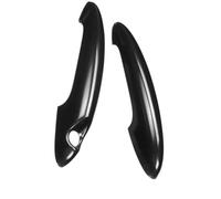 ZLFGHT Door Handle Covers Compatible with Mini for R58 2011-2015 for R59 2012-2015 for R61 2013-2016 Car Black Carbon Fiber Door Handle Covers Sticker Accessories(Black)