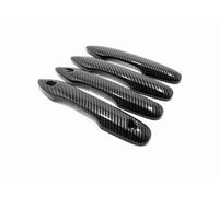 ZLFGHT Door Handle Covers Compatible with Toyota for Yaris for Cross 2020 2021 2022 2023 2024 Car Carbon Fiber Black Door Handle Cover Trim Sticker Styling Parts(Carbon 2 Buttons)