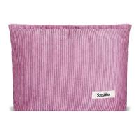 ZLFSQR Corduroy Makeup Bag for Women Small Corduroy Cosmetic Bag Large Cute Travel Makeup Pouch for Purse Flesh Pink Cloth Cosmetic Pouch Zipper Storage Organizer Canvas Toiletry Bags