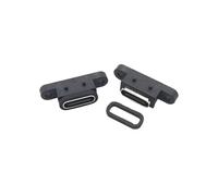 ZLGYGLEO 1/2/5Pcs Waterproof USB Type C 2 Pin Female Socket Port With Hole Charge Charging Interface USB C Connector(1Pcs)