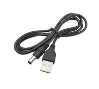 ZLGYGLEO 1/3Pcs 5V USB 2.0 Type A to 5.5mm x 2.5mm DC Power Charging Extension Adapter Connector Cable 100cm(1Pcs)
