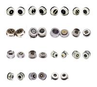 ZLGYGLEO 1 Pair Circualr Shape Magnetic Pin Connector 1 2 3 4 5 6 Pole Male Female Probe DC Power Charging Round Profile(NO.9)