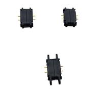 ZLGYGLEO 1Pair waterproof DC Magnetic Pogo Pin Connector 2 Positions Pitch 2.54mm 2.80mm Spring Loaded Pogopin Male Female Contact Strip(With ears 2.80mm)