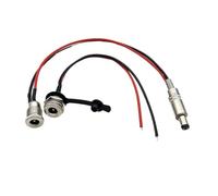 ZLGYGLEO 1PC 5.5x2.1 5.5 * 2.5mm Metal 5A DC-099 DC Power Supply Threaded Charging Socket Female Jack Panel Mount Connector with Waterproof Cap(Female,5.5-2.1mm)