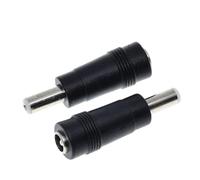 ZLGYGLEO 1Pcs 5.5 x 2.1mm Female To 5.5 x 2.5mm Male DC Power Connector Adapter 5.5 * 2.1 Female To Male 5.5 * 2.5