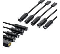 ZLGYGLEO 1Pcs DC to USB C PD 65W Cable Adapter Converter Type C PD Power Jack Connector(E)