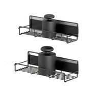 ZLGYGLEO 1pcs Magnetic Spice Rack with Hook Refrigerator Washing Machine Side Multifunctional Storage(S and M)