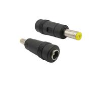 ZLGYGLEO 2/5/10Pcs 5.5 x 2.1 Female to 5.5 x 1.7mm Male DC Power Connector Adapter 5.5 * 2.1mm to 5.5 * 1.7mm(10Pcs)