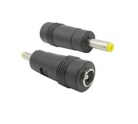 ZLGYGLEO 2/5/10Pcs 5.5 x 2.1mm Female Jack to 4.0 x 1.7mm Male DC Power Connector Adapter 4.0x1.7 to 5.5x2.1 Electrical Socket(5Pcs)