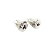 ZLGYGLEO 2/5/10pcs DC-099 DC 5.5x2.5mm 5.5x2.1mm Power Jack Socket Female Panel Mount Connector Metal Open Hole Adapter 5.5 mmx2.5mm(5pcs,5.5x2.5mm)