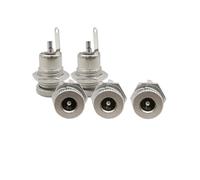 ZLGYGLEO 2/5Pcs DC099 5.5mm x 2.1mm DC Power Jack Socket Female Panel Mount Connector Metal DC-099 5.5 * 2.1(2Pcs)