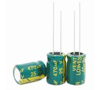 ZLGYGLEO 200PCS 25V 470UF 470UF 25V Electrolytic Capacitors Size:8 * 12