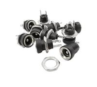ZLGYGLEO 20Pcs DC-022B 3A 12V 3.5x1.3 mm DC Power Jack Socket Supply Connector Female Panel Mount Adapter DC 3.5 * 1.3mm