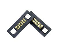 ZLGYGLEO 2pcs 2 3 4 5 6 7 8 9 10 11 12Pin 2A high Current Magnet Pin Male Female Probe DC Power Magnetic Connector(3 pin)