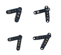 ZLGYGLEO 2PCS 3P with ears waterproof DC Magnetic Pogo Pin Connector Pitch 2.54mm 2.80mm Spring Loaded Male Female Contact Strip(3P 2.54mm)