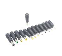 ZLGYGLEO 2pcs 5.5x2.1 mm female jack to 6.5 * 4.4 7.9 * 5.5 5.5 * 2.5 3.5 * 1.35 2.5 * 0.7 4.5 * 3.0 ... male DC Power Connector Adapter(5525)