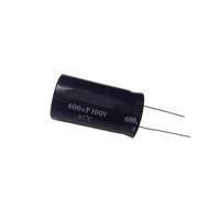 ZLGYGLEO 2PCS 600uf 100v vertical NP non-polar aluminum electrolytic capacitor 100v 600uf 22X40mm