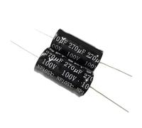 ZLGYGLEO 2PCS audio frequency division 270uf axial non-polar electrolytic capacitor 100v 270uf 22X42mm