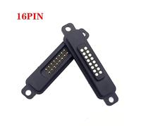 ZLGYGLEO 2pcs Magnetic Connector Anti Misalignment DC Power Adaptor 13/14/15/16/17/18/19/20 Pin Male Female Spring Loaded Power Socket(16Pin with ear)