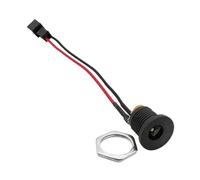 ZLGYGLEO 3Pcs DC022 5.5 x 2.1mm DC Female Jack Panel Mount to JST PH 2.0mm 2 Pin Male Wire Cable Connector Lennght 20CM 26AWG