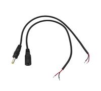 ZLGYGLEO 5/10Pcs 4.0x1.7mm 2 Pin DC Female Male Cable Extend Connector DC Power Supply Extension Wire(5 Male)