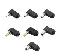 ZLGYGLEO 5/10Pcs Right Angle 2.5 * 0.7/3.5 * 1.1/3.5 * 1.35/4.0 * 1.7/4.8 * 1.7/5.5 * 2.1/5.5 * 2.5mm DC Power Connector L Shaped Welding Plugs(4.0x1.7mm,5PCS)
