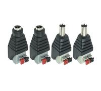 ZLGYGLEO 5/20/100PCS 2.1 * 5.5mm DC Male DC Female Connector DC Power Jack Adapter Connector(5.5x2.1mm Female,5PCS)