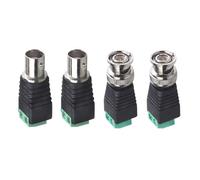 ZLGYGLEO 5/20/100PCS BNC Q9 Male Female Screw Connectors Socket Connector Adapter Terminal(BNC Male,100PCS)