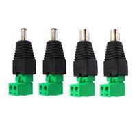 ZLGYGLEO 5/20/100PCS DC 2.1mm x 5.5mm DC Power Connector 5.5 * 2.1mm Screw Fastening Type DC male Female socket Adapter(5.5x2.1mm Female,100PCS)