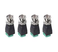 ZLGYGLEO 5/20PCS Metal Male BNC Connector with DC Connector Screw Terminal(20PCS)