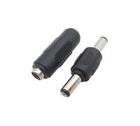 ZLGYGLEO 5.5 * 2.1mm DC Double Male to Male Jack Connector Power Socket Female to Female Wire Panel Mounting Adapter(5Pair)