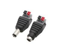ZLGYGLEO 5.5 x 2.1mm Female Male DC Connectors 5.5 * 2.1mm Power Jack Socket Adapter(5Pairs)
