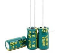 ZLGYGLEO 500pcs 2.2UF 3.3UF 47UF 100UF 220UF 470UF 680UF 400V 63V 50V 35V 25V 16V 10V 6 * 12MM Aluminum electrolytic capacitor(3.3UF 400V)