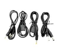 ZLGYGLEO 50PCS DC Power Adapter USB Convert To 2.5 * 0.7/3.5 * 1.35/4.0 * 1.7/5.5 * 2.1 with cable connector Power cord(5.5-2.5mm)