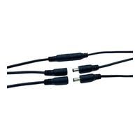 ZLGYGLEO 5Pair/10Pcs 5.5 * 2.1mm DC Power Male Female Connector LED Cable 22AWG DC Socket Jack Solder Wire Adapter(5 Male 5 Female)