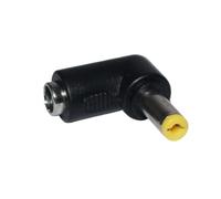 ZLGYGLEO 5pcs 5.5 * 2.1 mm female to 5.5 * 2.5 mm male DC Power Connector Adapter 90 Degrees Plugs
